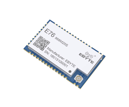 E76（868M20S）置ARM单片机和原装EFR32芯片的低功耗无线通信模块
